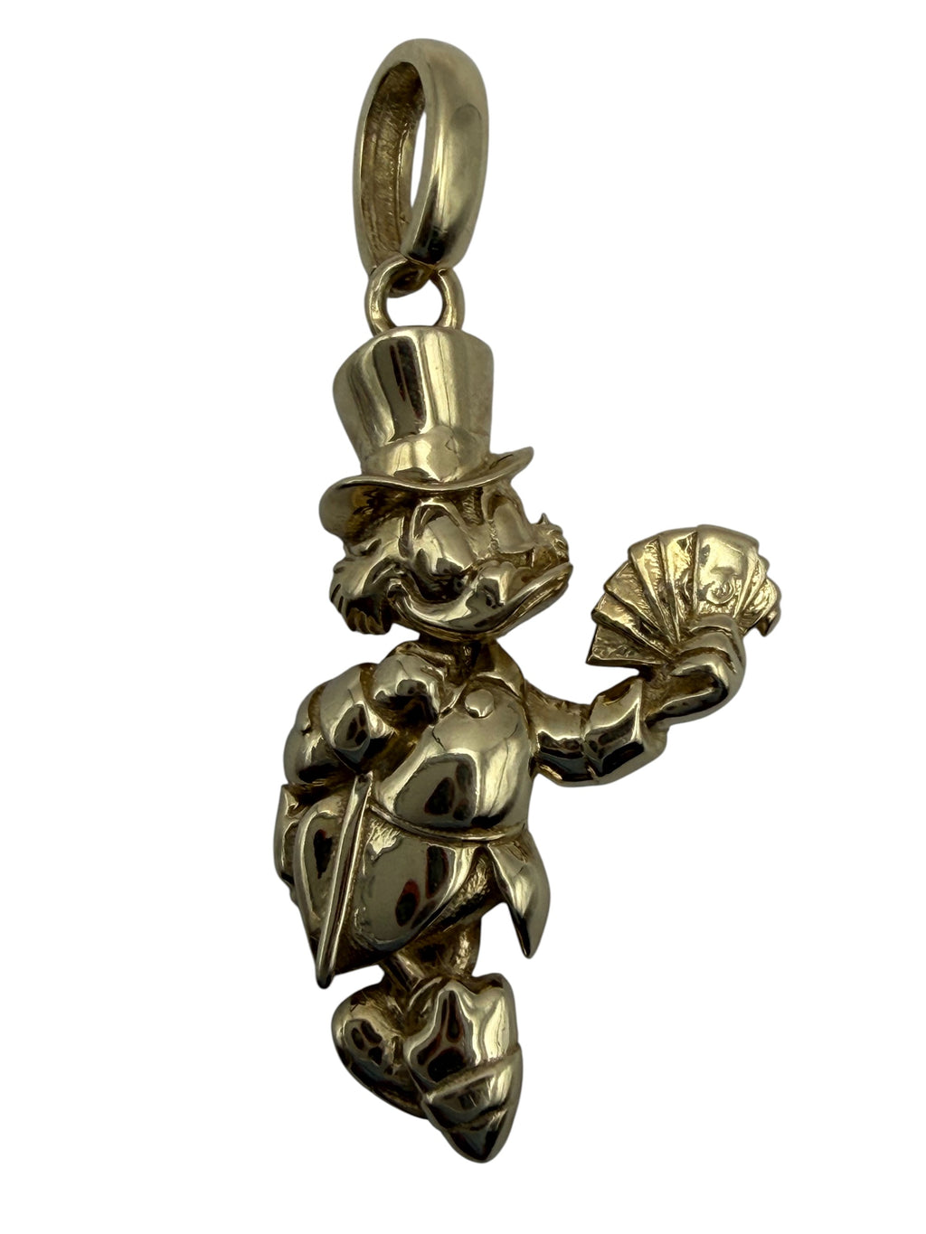 Dije de Rico McPato en Oro Sólido 10K