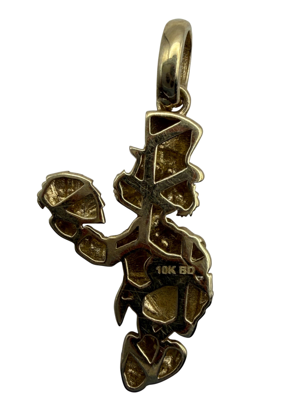 Dije de Rico McPato en Oro Sólido 10K