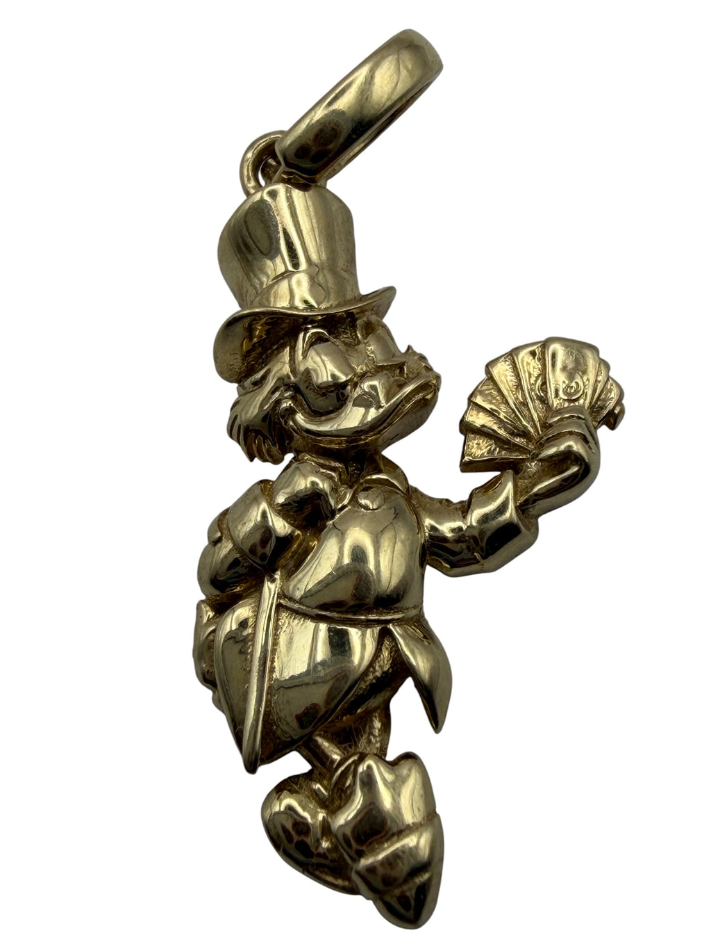 Dije de Rico McPato en Oro Sólido 10K