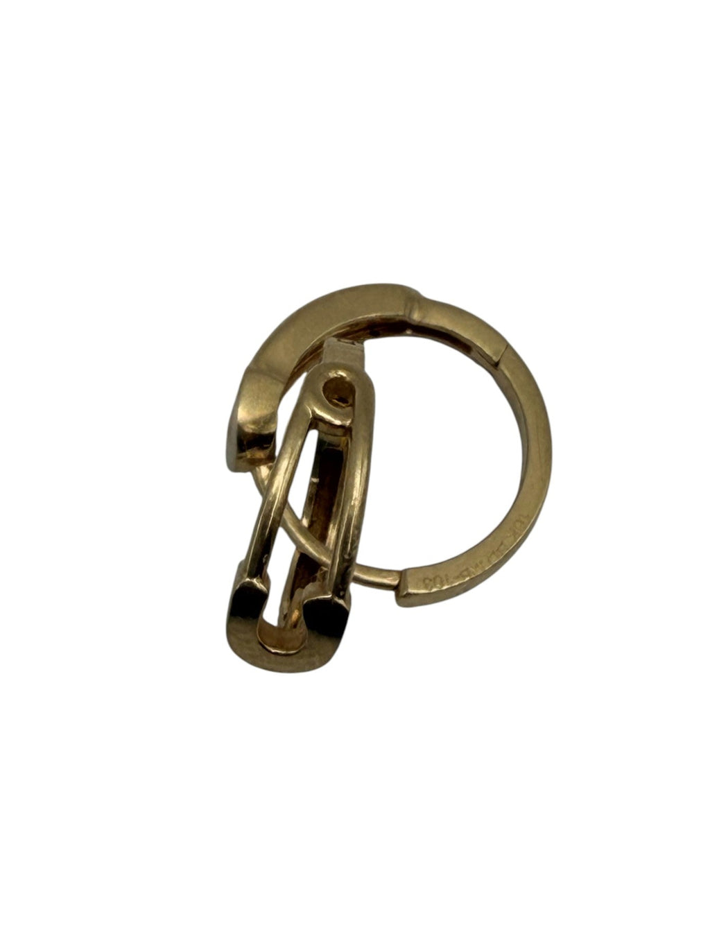 Huggies de Seguro en Oro Sólido 10K