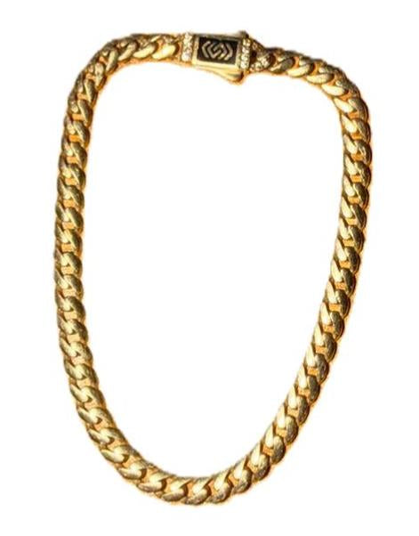 ESCLAVA HOMBRE PULSERA 14K ITALY MONACO